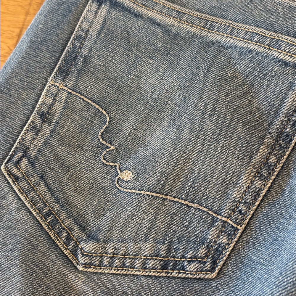 We the Free Love Bomb Flare Jeans Size 28 NWT NEW Free People Dynamite Color - Picture 12 of 15